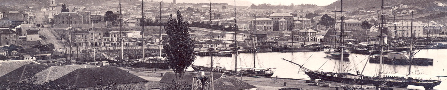 Sullivan's Cove the site of initial European settlement of what is now the capitol city of Tasmania, Hobart